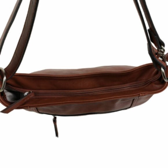 INC International Concepts Riverton Hobo Bag Brown Purse - Picture 2 of 12